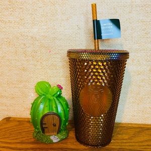 Starbucks Tumbler 50th Anniversary Gold